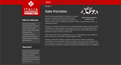 Desktop Screenshot of italiapromotion.org